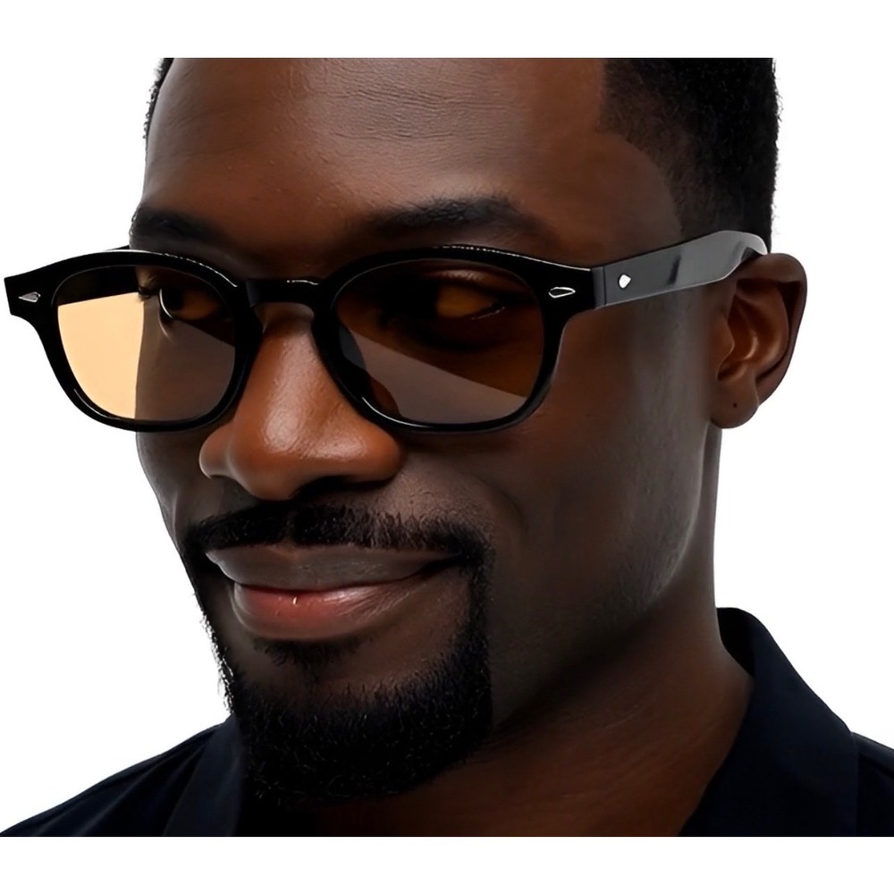 Mens Women Black Frame Sunglasses Redish Tinted Lenses Fashion Eyewear Gafas New